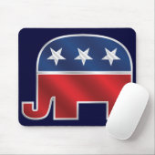 Republican Elephant Mousepad Muismat (Met muis)