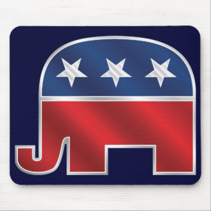Republican Elephant Mousepad Muismat