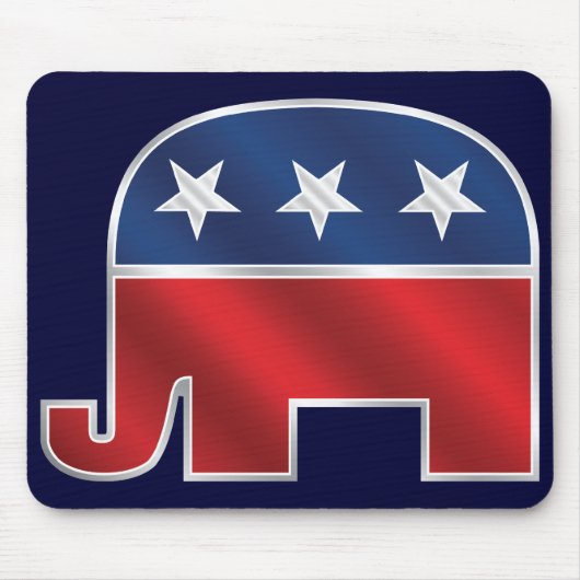 Republican Elephant Mousepad Muismat (Voorkant)