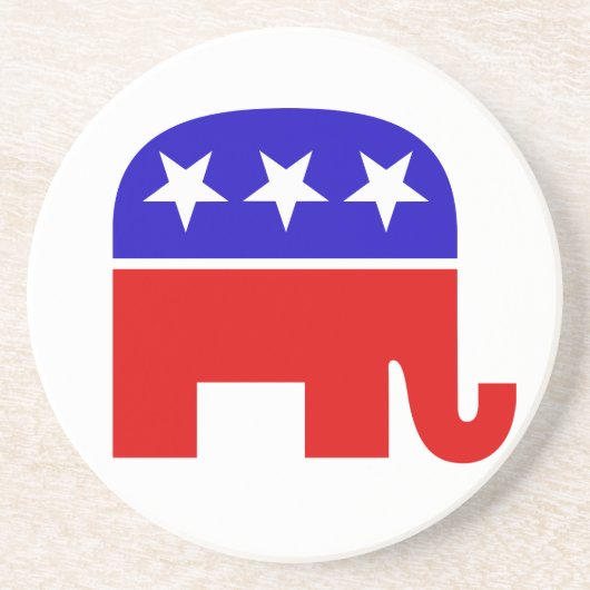 Republican Elephant Onderzetter (Voorkant)