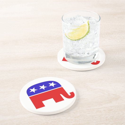 Republican Elephant Onderzetter (Zijkant)