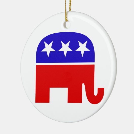 Republican Elephant Ornament (Links)