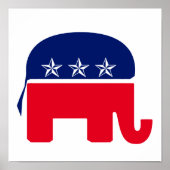 Republican Elephant Poster (Voorkant)