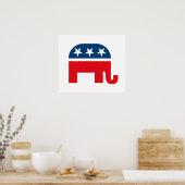 Republican Elephant Poster (Keuken)