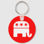Republican Elephant Sleutelhanger (Voorkant)
