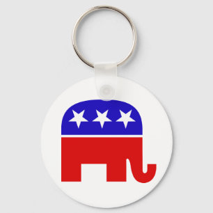 Republican Elephant Sleutelhanger