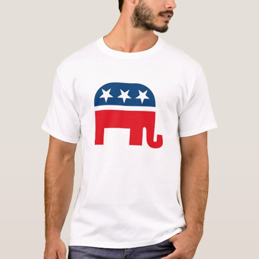 Republican Elephant T-Shirt (Voorkant)