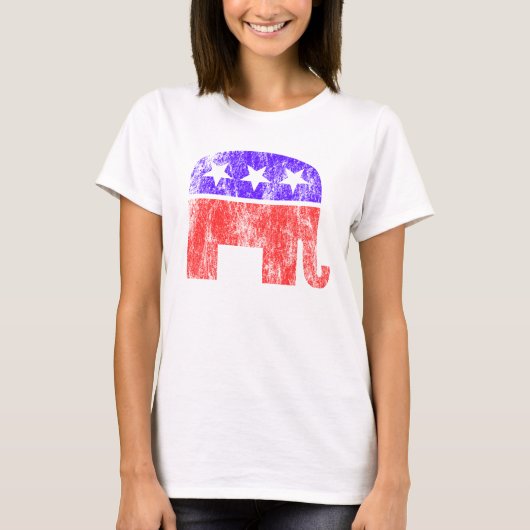 Republican Elephant  T-shirt (Voorkant)