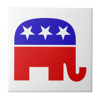 Republican Elephant Tegel Tegeltje