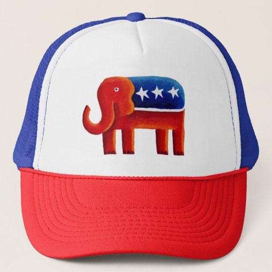 Republican Elephant Trucker Pet (Voorkant)