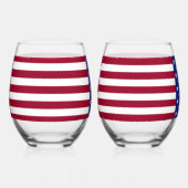 Republican Elephant Wijnglas Zonder Voet (Achterkant)