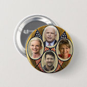 Republican Family Quadragate 3-inch Button (Voorkant /achterkant)