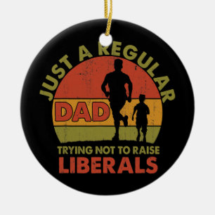 Republican gewoon een gewone vader die probeert ni keramisch ornament
