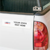 REPUBLICAN HATE Faded.png Bumpersticker (Op Truck)