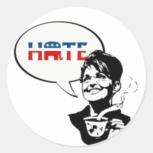 REPUBLICAN HATE RONDE STICKER