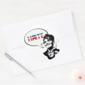 REPUBLICAN HATE RONDE STICKER (Envelop)