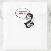 REPUBLICAN HATE RONDE STICKER (Tas)