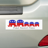 Republican, het gaat over hun toekomst. bumpersticker (Op auto)
