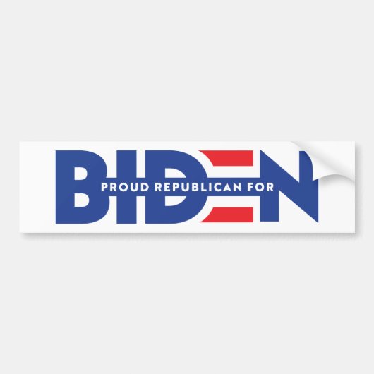 Republican Joe Biden Bumpersticker (Voorkant)