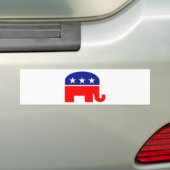 republican olifant bumpersticker (Op auto)