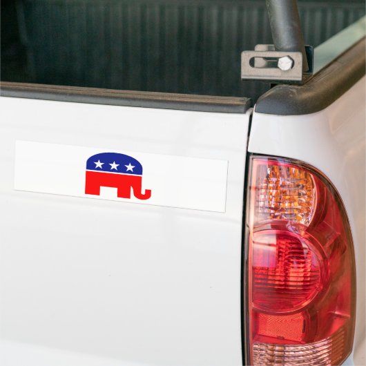 republican olifant bumpersticker (Op Truck)