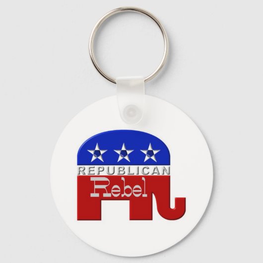 Republican-olifant Sleutelhanger (Voorkant)