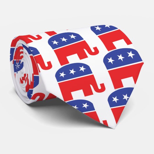 Republican-olifant Stropdas (Opgerold)