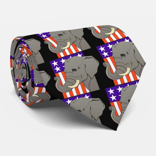 republican olifant stropdas (Opgerold)