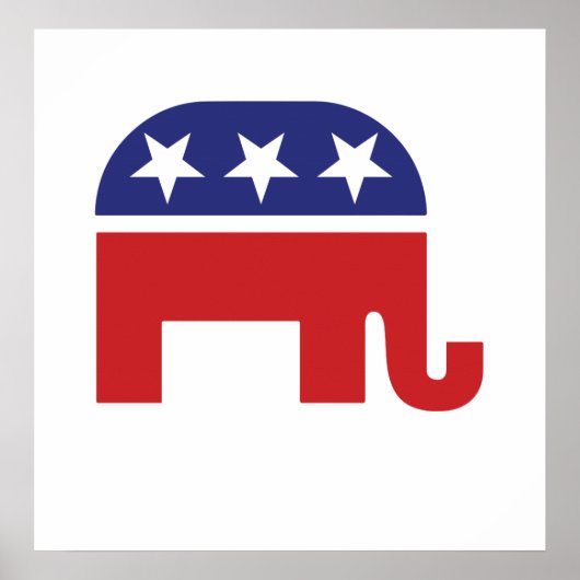 Republican Original Elephant Poster (Voorkant)