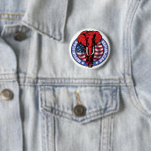 Republican Party Elephant - McCain Ronde Button 5,7 Cm (In situ)