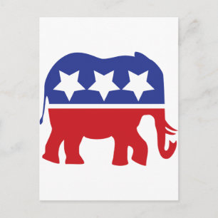 Republican party logo - Bijgewerkt! Uitnodiging Briefkaart