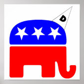 Republican Party Logo Dunce Poster (Voorkant)