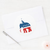 Republican Polo Ronde Sticker (Envelop)