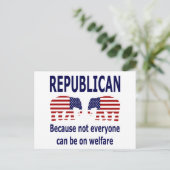 Republican Post Card Briefkaart (Staand voorkant)