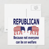 Republican Post Card Briefkaart (Voorkant / Achterkant)