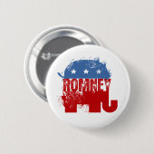 Republican ROMNEY Ronde Button 5,7 Cm (Voorkant /achterkant)
