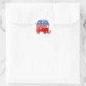 Republican ROMNEY Ronde Sticker (Tas)
