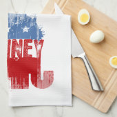 Republican ROMNEY Theedoek (Quarter Fold)