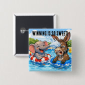 Republican Victory US Midterm Election Button (Voorkant /achterkant)