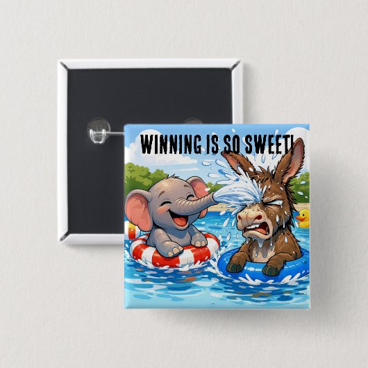 Republican Victory US Midterm Election Button (Voorkant /achterkant)