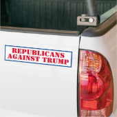 Republicans Against Trump Bumper Sticker (Op Truck)