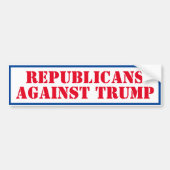Republicans Against Trump Bumper Sticker (Voorkant)