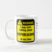 Republicans Funny Personalized Koffiemok (Links)