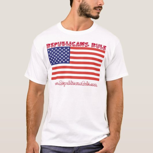 REPUBLICANS RULE T-SHIRT (Voorkant)
