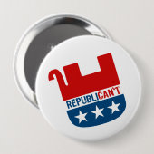 Republican't (2).png ronde button 4,0 cm (Voorkant /achterkant)