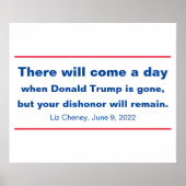 Republiceert uw bisschop of zal Cheney Quote blijv Poster (Voorkant)