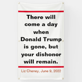 Republiceert uw bisschop of zal Cheney Quote blijv Spandoek