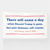 Republiceert uw bisschop of zal Cheney Quote blijv Spandoek (Horizontaal)