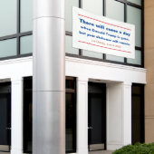 Republiceert uw bisschop of zal Cheney Quote blijv Spandoek (Buitenkant Gebouw)