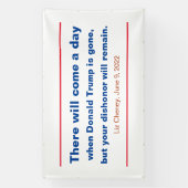 Republiceert uw bisschop of zal Cheney Quote blijv Spandoek (Verticaal)